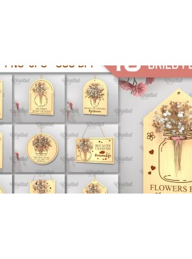 Intra απο ξύλο plywood 3mm-4mm πάχος Κάρτες για αποξηραμένα λουλούδια Δίασταση 30x20 cm INTRAFABR-93246265