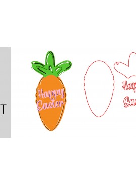 Σετ των 3 Intra απο ξύλο plywood 3mm-4mm πάχος Κρεμάστρα πόρτας καρότου Δίασταση 12x12 cm INTRAFABR-26391424