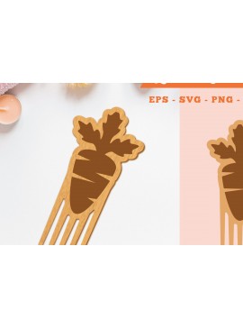 Σετ των 2 Intra απο ξύλο plywood 3mm-4mm πάχος Χτένη κοπής με λέιζερ καρότου Δίασταση 15x15 cm INTRAFABR-105415346