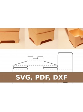 Σετ των 3 Intra απο ξύλο plywood 3mm-4mm πάχος Κασετοκιβώτιο Δίασταση 10x10 cm INTRAFABR-33666433