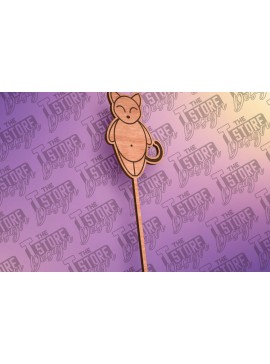 Intra απο ξύλο plywood 3mm-4mm πάχος Cat Cake Topper Σχέδιο Δίασταση 30x20 cm INTRAFABR-80948892