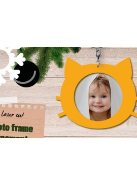 Σετ των 2 Intra απο ξύλο plywood 3mm-4mm πάχος Κορνίζα φωτογραφιών γάτας για , στολίδι Δίασταση 20x30 cm INTRAFABR-82664859