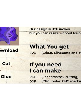 Σετ των 2 Intra απο ξύλο plywood 3mm-4mm πάχος Cat Shadow Box , Colorful Cat Δίασταση 25x25 cm INTRAFABR-76992458