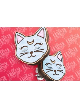 Σετ των 3 Intra απο ξύλο plywood 3mm-4mm πάχος Σκουλαρίκια Cat Stud Σκουλαρίκια Δίασταση 3x3 cm INTRAFABR-83536366