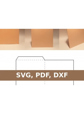 Σετ των 2 Intra απο ξύλο plywood 3mm-4mm πάχος Θήκη CD Δίασταση 15x15 cm INTRAFABR-33525155