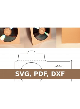Σετ των 2 Intra απο ξύλο plywood 3mm-4mm πάχος Μανίκι CD Δίασταση 15x15 cm INTRAFABR-33525253