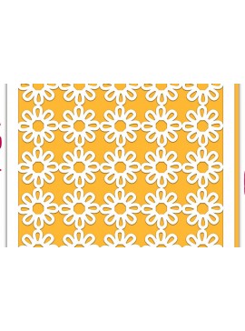 Σετ των 3 Intra απο ξύλο plywood 3mm-4mm πάχος Celandine Geometric Flower Card Cut Δίασταση 5x5 cm INTRAFABR-13373351