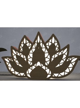 Σετ των 2 Intra απο ξύλο plywood 3mm-4mm πάχος Ουράνιο Φανάρι | Επιτραπέζιο φως νύχτας Δίασταση 15x15 cm INTRAFABR-112898223