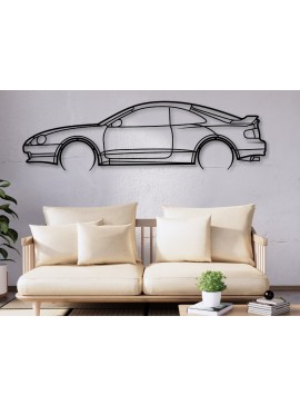 Σετ των 2 Intra απο ξύλο plywood 3mm-4mm πάχος Celica Car Silhouette, Δίασταση 15x15 cm INTRAFABR-110752491