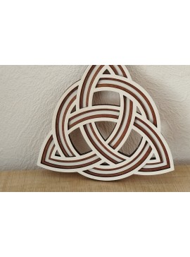 Intra απο ξύλο plywood 3mm-4mm πάχος Σχέδιο Celtic Circle για Δίασταση 30x20 cm INTRAFABR-112858104