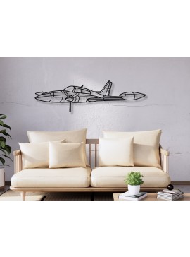 Σετ των 2 Intra απο ξύλο plywood 3mm-4mm πάχος Cessna 310R Silhouette Δίασταση 15x15 cm INTRAFABR-115683591