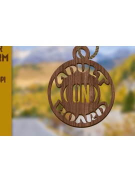 Σετ των 3 Intra απο ξύλο plywood 3mm-4mm πάχος Charms . Ξύλινα γούρια αυτοκινήτου  Δίασταση 4x4 cm INTRAFABR-81500307