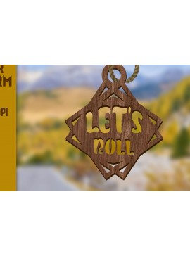 Σετ των 3 Intra απο ξύλο plywood 3mm-4mm πάχος Charms . Ξύλινα γούρια αυτοκινήτου  Δίασταση 4x4 cm INTRAFABR-81724541