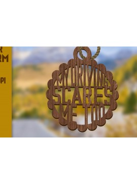 Σετ των 3 Intra απο ξύλο plywood 3mm-4mm πάχος Charms . Ξύλινα γούρια αυτοκινήτου  Δίασταση 4x4 cm INTRAFABR-81811073