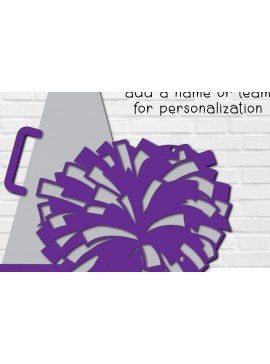 Intra απο ξύλο plywood 3mm-4mm πάχος κοπής με λέιζερ σημάδι Cheerleader Δίασταση 30x20 cm INTRAFABR-64240905