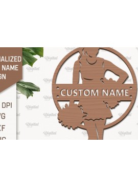 Intra απο ξύλο plywood 3mm-4mm πάχος Ξύλινη πινακίδα Cheerleader Δίασταση 30x20 cm INTRAFABR-97085853