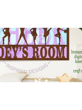 Σετ των 3 Intra απο ξύλο plywood 3mm-4mm πάχος Μαζορέτες με όνομα 3   Δίασταση 6x6 cm INTRAFABR-106698640