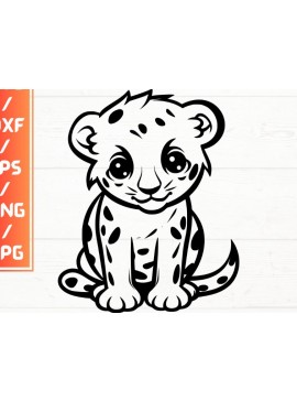 Σετ των 2 Intra απο ξύλο plywood 3mm-4mm πάχος Cheetah , , EPS, JPG, Δίασταση 15x15 cm INTRAFABR-115721684