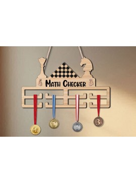 Σετ των 2 Intra απο ξύλο plywood 3mm-4mm πάχος Chess Sport Man Medal Hanger Display Δίασταση 15x15 cm INTRAFABR-120633343