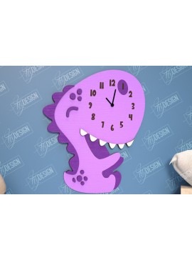 Intra απο ξύλο plywood 3mm-4mm πάχος Παιδικό ρολόι . 3D παιδικό ρολόι Δίασταση 30x20 cm INTRAFABR-114806661