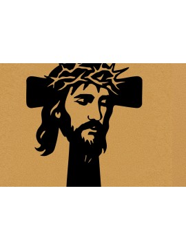 Σετ των 3 Intra απο ξύλο plywood 3mm-4mm πάχος κοπής με λέιζερ Christian Crosses Δίασταση 15x15 cm INTRAFABR-119872364