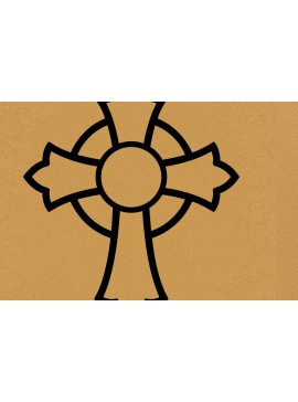 Σετ των 2 Intra απο ξύλο plywood 3mm-4mm πάχος κοπής με λέιζερ Christian Crosses Δίασταση 15x15 cm INTRAFABR-119869176