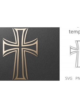Σετ των 3 Intra απο ξύλο plywood 3mm-4mm πάχος Christian Faith Cross . Crucifix Δίασταση 7x7 cm INTRAFABR-106001233