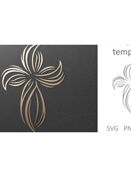 Σετ των 3 Intra απο ξύλο plywood 3mm-4mm πάχος Christian Faith Cross . Crucifix Δίασταση 7x7 cm INTRAFABR-106001280