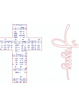 Σετ των 3 Intra απο ξύλο plywood 3mm-4mm πάχος Χριστιανική θρησκευτική διακόσμηση Δίασταση 15x15 cm INTRAFABR-116537619