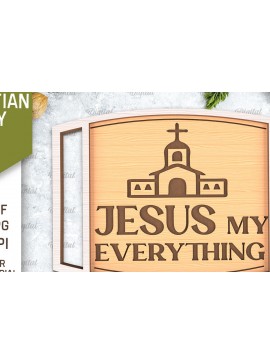 Σετ των 2 Intra απο ξύλο plywood 3mm-4mm πάχος Χριστιανικός δίσκος σερβιρίσματος Δίασταση 30x20 cm INTRAFABR-94167257