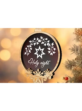 Σετ των 3 Intra απο ξύλο plywood 3mm-4mm πάχος ΧΡΙΣΤΟΥΓΕΝΝΙΑΤΙΚΑ ΣΤΟΛΙΔΙΑ Πολυστρωματική Διακόσμηση Δίασταση 5x3 cm INTRAFABR-81667099