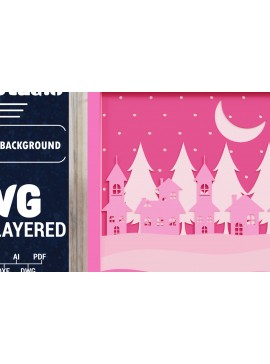 Σετ των 2 Intra απο ξύλο plywood 3mm-4mm πάχος Χριστουγεννιάτικο φόντο κοπής με λέιζερ Δίασταση 1500x1500 cm INTRAFABR-85074973