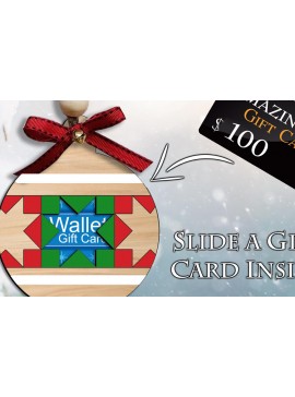 Σετ των 3 Intra απο ξύλο plywood 3mm-4mm πάχος Δωροκάρτα Χριστουγεννιάτικων Μπαλών Παπλωματοθήκης Φάρμας Δίασταση 4x4 cm INTRAFABR-105810587