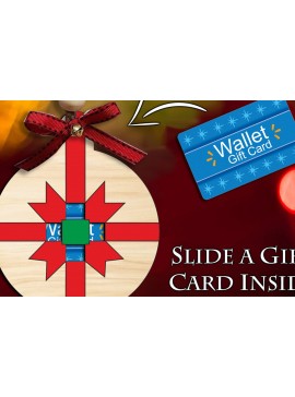 Σετ των 2 Intra απο ξύλο plywood 3mm-4mm πάχος Θήκη δώρου πάπλωμα Χριστουγέννων αχυρώνα Δίασταση 15x15 cm INTRAFABR-105810841