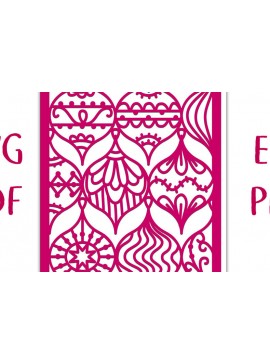 Σετ των 3 Intra απο ξύλο plywood 3mm-4mm πάχος κοπής για Χριστουγεννιάτικες κάρτες Δίασταση 7x5 cm INTRAFABR-19910143