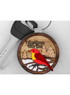 Σετ των 2 Intra απο ξύλο plywood 3mm-4mm πάχος Χριστουγεννιάτικη πινακίδα πουλιού Δίασταση 15x15 cm INTRAFABR-35304519