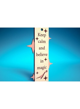 Σετ των 2 Intra απο ξύλο plywood 3mm-4mm πάχος Χριστουγεννιάτικο σελιδοδείκτη | Βιβλίο Δίασταση 15x15 cm INTRAFABR-71698358