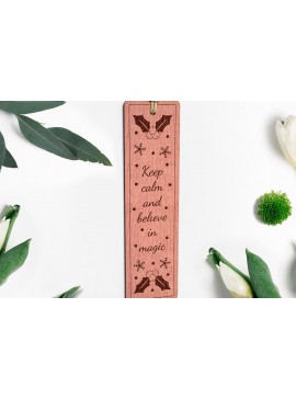 Σετ των 2 Intra απο ξύλο plywood 3mm-4mm πάχος Χριστουγεννιάτικο σελιδοδείκτη | Χριστούγεννα Δίασταση 15x15 cm INTRAFABR-72484298