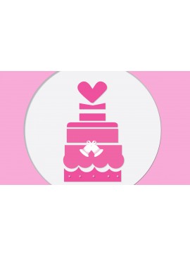 Σετ των 3 Intra απο ξύλο plywood 3mm-4mm πάχος Χριστουγεννιάτικο κέικ χαρτί κοπής 3d σχέδιο Δίασταση 8x8 cm INTRAFABR-21206227