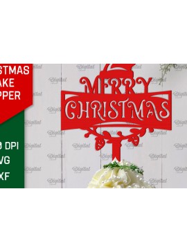 Σετ των 2 Intra απο ξύλο plywood 3mm-4mm πάχος Χριστουγεννιάτικο κέικ Topper σχέδιο κοπής με λέιζερ Δίασταση 15x15 cm INTRAFABR-104179836