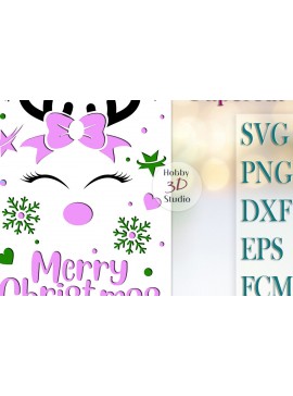 Σετ των 3 Intra απο ξύλο plywood 3mm-4mm πάχος Πρότυπα κοπής χριστουγεννιάτικων καρτών Δίασταση 5x5 cm INTRAFABR-85544606