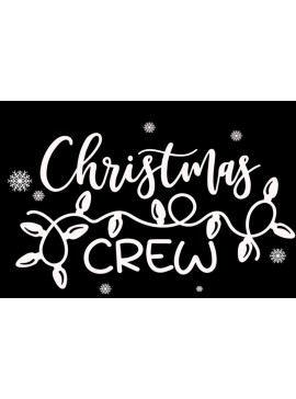 Σετ των 2 Intra απο ξύλο plywood 3mm-4mm πάχος Christmas Crew Δίασταση 15x15 cm INTRAFABR-20758977