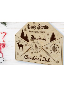 Σετ των 3 Intra απο ξύλο plywood 3mm-4mm πάχος Χριστουγεννιάτικο διακοσμητικό γράμμα πρότυπο Δίασταση 2x3 cm INTRAFABR-108551634