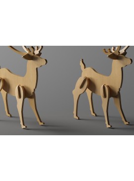 Intra απο ξύλο plywood 3mm-4mm πάχος κοπής με λέιζερ Χριστουγέννων 296 Δίασταση 30x20 cm INTRAFABR-48378054