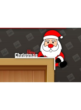 Σετ των 3 Intra απο ξύλο plywood 3mm-4mm πάχος Χριστουγεννιάτικη γωνιακή πόρτα με λέιζερ Δίασταση 15x15 cm INTRAFABR-110695564