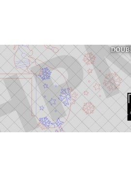 Intra απο ξύλο plywood 3mm-4mm πάχος Χριστουγεννιάτικη γωνιακή πόρτα Δίασταση 30x20 cm INTRAFABR-22060722