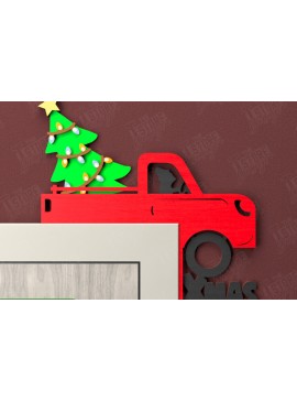 Σετ των 2 Intra απο ξύλο plywood 3mm-4mm πάχος Χριστουγεννιάτικες γωνίες πόρτας | Πινακίδα πόρτας | CNC Δίασταση 15x15 cm INTRAFABR-107424343