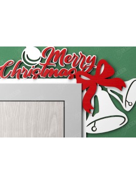 Σετ των 2 Intra απο ξύλο plywood 3mm-4mm πάχος Χριστουγεννιάτικες γωνίες πόρτας | Πινακίδα πόρτας | CNC Δίασταση 15x15 cm INTRAFABR-107188680