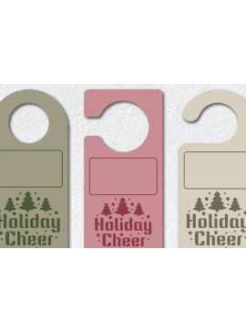 Σετ των 2 Intra απο ξύλο plywood 3mm-4mm πάχος Χριστουγεννιάτικο Κρεμάστρες Πόρτας Πρότυπο Δίασταση 15x15 cm INTRAFABR-111786120