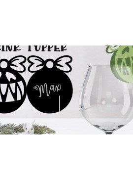 Σετ των 2 Intra απο ξύλο plywood 3mm-4mm πάχος Christmas Drink Topper Δίασταση 15x15 cm INTRAFABR-79597228